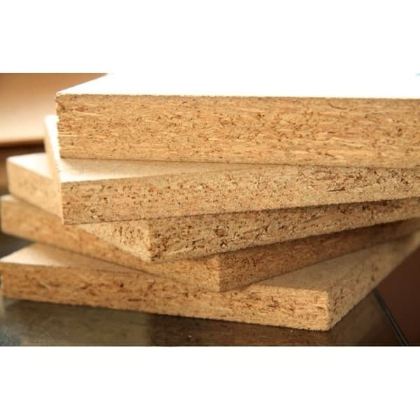 stack of chipboard panels