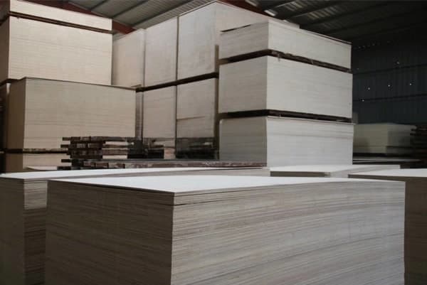 stack of engineered plywoods